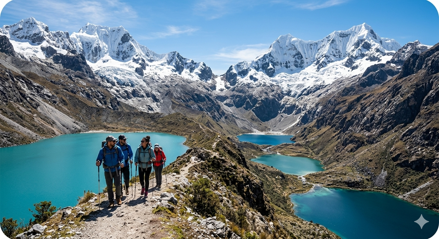 The Huaraz’ 4-Lakes Ultimate Hiking Plan